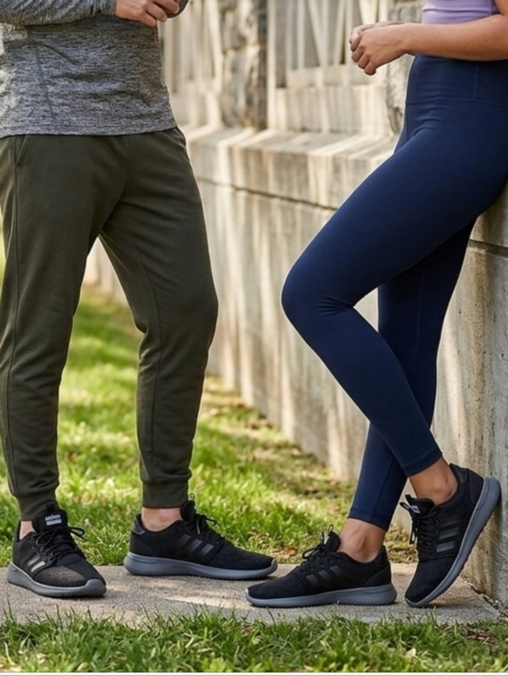 adidas Men’s Black Knit Sneakers